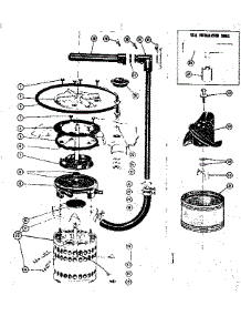 Heater, Impeller, Motor, And Pump Details parts for Kenmore Dishwasher 587.65650 (58765650, 587 65650) from AppliancePartsPros.com