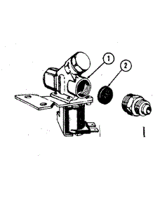 Water Inlet Valve parts for Kenmore Dishwasher 587.65650 (58765650, 587 65650) from AppliancePartsPros.com