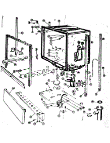 Frame And Tub Details parts for Kenmore Dishwasher 587.65650 (58765650, 587 65650) from AppliancePartsPros.com