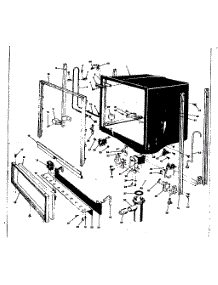Frame And Tub Details parts for Kenmore Dishwasher 587.65660 (58765660, 587 65660) from AppliancePartsPros.com