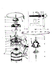 Motor, Heater, And Spray Arm Details parts for Kenmore Dishwasher 587.65670 (58765670, 587 65670) from AppliancePartsPros.com