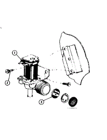 Water Inlet Valve Assembly parts for Kenmore Dishwasher 587.65740 (58765740, 587 65740) from AppliancePartsPros.com