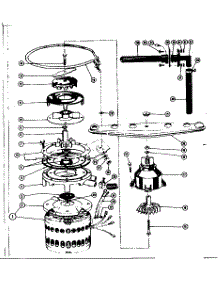 Motor, Heater, And Impeller Details parts for Kenmore Dishwasher 587.65740 (58765740, 587 65740) from AppliancePartsPros.com