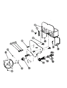 Detergent Cup Details parts for Kenmore Dishwasher 587.65760 (58765760, 587 65760) from AppliancePartsPros.com