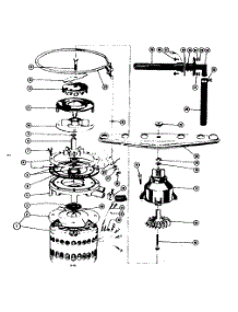 Motor, Heater, And Impeller Details parts for Kenmore Dishwasher 587.65760 (58765760, 587 65760) from AppliancePartsPros.com