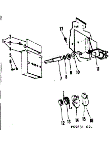 Detergent Cup Details parts for Kenmore Dishwasher 587.65831 (58765831, 587 65831) from AppliancePartsPros.com