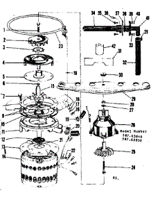 Motor, Heater And Impeller Details parts for Kenmore Dishwasher 587.65850 (58765850, 587 65850) from AppliancePartsPros.com