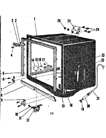 Tub Details parts for Kenmore Dishwasher 587.65970 (58765970, 587 65970) from AppliancePartsPros.com