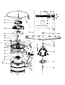 Heater, Impeller, Motor, And Pump Details parts for Kenmore Dishwasher 587.65990 (58765990, 587 65990) from AppliancePartsPros.com