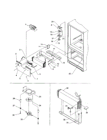 Evaporator / Freezer Control parts for Kenmore Refrigerator 596.61152100 (59661152100, 596 61152100) from AppliancePartsPros.com