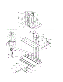 Machine Compartment parts for Kenmore Refrigerator 596.61152100 (59661152100, 596 61152100) from AppliancePartsPros.com