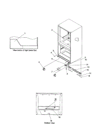 Insulation And Roller parts for Kenmore Refrigerator 596.61152100 (59661152100, 596 61152100) from AppliancePartsPros.com