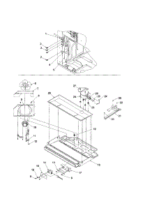 Machine Compartment parts for Kenmore Refrigerator 596.61299100 (59661299100, 596 61299100) from AppliancePartsPros.com