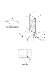 Insulation And Roller parts for Kenmore Refrigerator 596.61299100 (59661299100, 596 61299100) from AppliancePartsPros.com