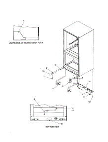 Insulation And Roller parts for Kenmore Refrigerator 596.61803101 (59661803101, 596 61803101) from AppliancePartsPros.com