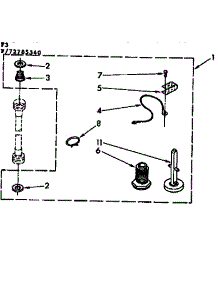 Miscellaneous Parts parts for Kenmore Washer 110.72785340 (11072785340, 110 72785340) from AppliancePartsPros.com