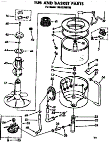 Tub And Basket Parts parts for Kenmore Washer 110.72785730 (11072785730, 110 72785730) from AppliancePartsPros.com
