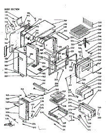 Body Section parts for Kenmore Range 103.7686741 (1037686741, 103 7686741) from AppliancePartsPros.com