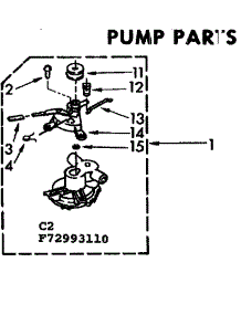Pump Parts parts for Kenmore Washer 110.72993810 (11072993810, 110 72993810) from AppliancePartsPros.com