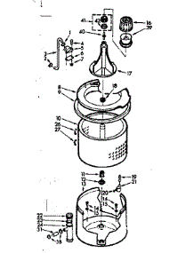 Tub And Basket Assembly parts for Kenmore Washer 110.7304620 (1107304620, 110 7304620) from AppliancePartsPros.com