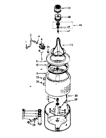 Tub & Basket Assembly parts for Kenmore Washer 110.7304623 (1107304623, 110 7304623) from AppliancePartsPros.com
