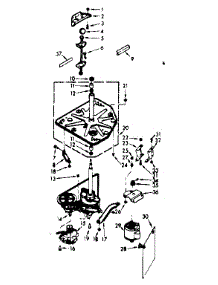Drive System parts for Kenmore Washer 110.7304623 (1107304623, 110 7304623) from AppliancePartsPros.com
