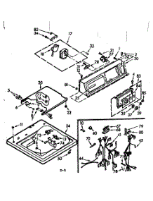 Top And Console Assembly parts for Kenmore Washer 110.7305620 (1107305620, 110 7305620) from AppliancePartsPros.com