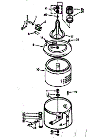 Tub And Basket Assembly parts for Kenmore Washer 110.7305622 (1107305622, 110 7305622) from AppliancePartsPros.com
