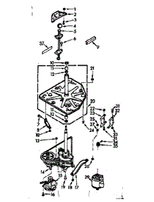 Drive System parts for Kenmore Washer 110.7305622 (1107305622, 110 7305622) from AppliancePartsPros.com