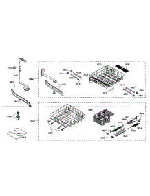 Rack Assy parts for Kenmore Dishwasher 630.16302403 (63016302403, 630 16302403) from AppliancePartsPros.com