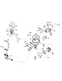 Pump Assy parts for Kenmore Dishwasher 630.16303401 (63016303401, 630 16303401) from AppliancePartsPros.com