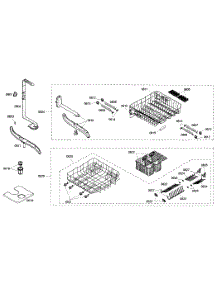 Racks Assy parts for Kenmore Dishwasher 630.16303405 (63016303405, 630 16303405) from AppliancePartsPros.com