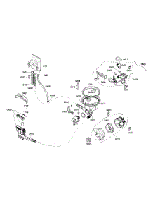 Pump Assy parts for Kenmore Dishwasher 630.16303405 (63016303405, 630 16303405) from AppliancePartsPros.com