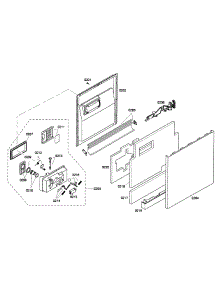 Door Assy parts for Kenmore Dishwasher 630.16303406 (63016303406, 630 16303406) from AppliancePartsPros.com
