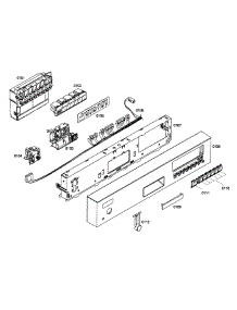 Control Panel parts for Kenmore Dishwasher 630.16303406 (63016303406, 630 16303406) from AppliancePartsPros.com