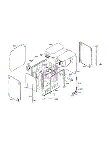 Tank Assembly parts for Kenmore Dishwasher 630.16304401 (63016304401, 630 16304401) from AppliancePartsPros.com