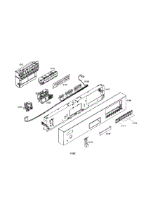 Control Panel parts for Kenmore Dishwasher 630.16304401 (63016304401, 630 16304401) from AppliancePartsPros.com