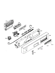 Control Panel parts for Kenmore Dishwasher 630.16309402 (63016309402, 630 16309402) from AppliancePartsPros.com