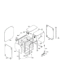 Body parts for Kenmore Dishwasher 630.17303401 (63017303401, 630 17303401) from AppliancePartsPros.com