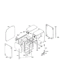 Body parts for Kenmore Dishwasher 630.17303402 (63017303402, 630 17303402) from AppliancePartsPros.com
