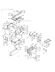 Upper Oven Section parts for Kenmore Range 103.9707021 (1039707021, 103 9707021) from AppliancePartsPros.com