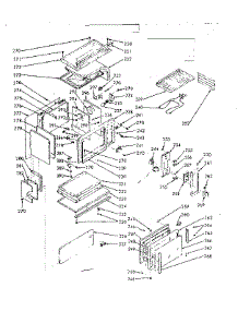 Upper Body Section parts for Kenmore Range 103.9717001 (1039717001, 103 9717001) from AppliancePartsPros.com