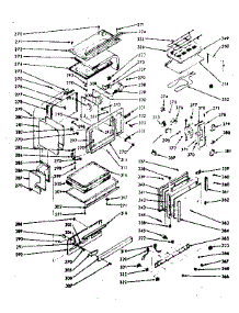 Upper Body Section parts for Kenmore Range 103.9727000 (1039727000, 103 9727000) from AppliancePartsPros.com