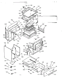Lower Body Section parts for Kenmore Range 103.9727100 (1039727100, 103 9727100) from AppliancePartsPros.com