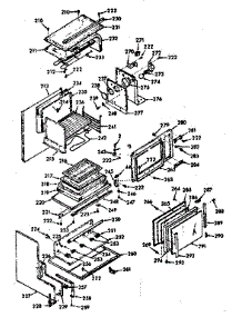 Upper Body Section parts for Kenmore Range 103.9737310 (1039737310, 103 9737310) from AppliancePartsPros.com
