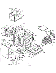 Lower Body Section parts for Kenmore Range 103.9747140 (1039747140, 103 9747140) from AppliancePartsPros.com