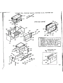 Upper Body Section parts for Kenmore Range 103.9747410 (1039747410, 103 9747410) from AppliancePartsPros.com
