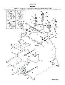 Burner parts for Kenmore Range 790.3260331A (7903260331A, 790 3260331A) from AppliancePartsPros.com