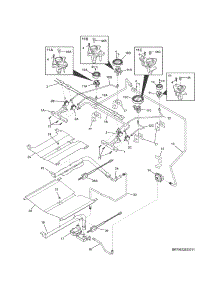 Burner parts for Kenmore Range 790.32623312 (79032623312, 790 32623312) from AppliancePartsPros.com