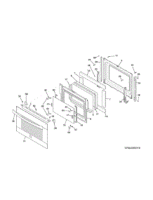 Door parts for Kenmore Range 790.32643310 (79032643310, 790 32643310) from AppliancePartsPros.com